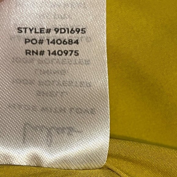 LULUS DRESS WOMENS YELLOW WITH GRAY SIZE M - Picture 12 of 13